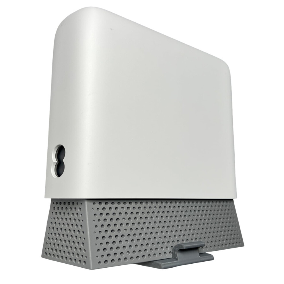Decoralin Wall Mount For Ee Smart Wifi 7 Extender (Model Sw40j) Â Router Holder Bracket With Tilt & Click Fit, Cable Gap & Ventilation Â Secu Grey 5004548375960