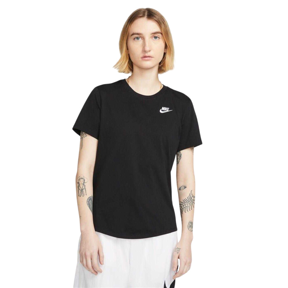 Nike (14 Uk, ) Womens/Ladies Club T-Shirt Black