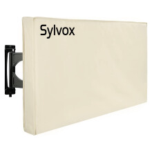 SYLVOX Outdoor TV Cover for 70-75 inch TVs with Fully Bottom Cover, Waterproof Weatherproof Dustproof Television Screen Protectors with Remote Contro