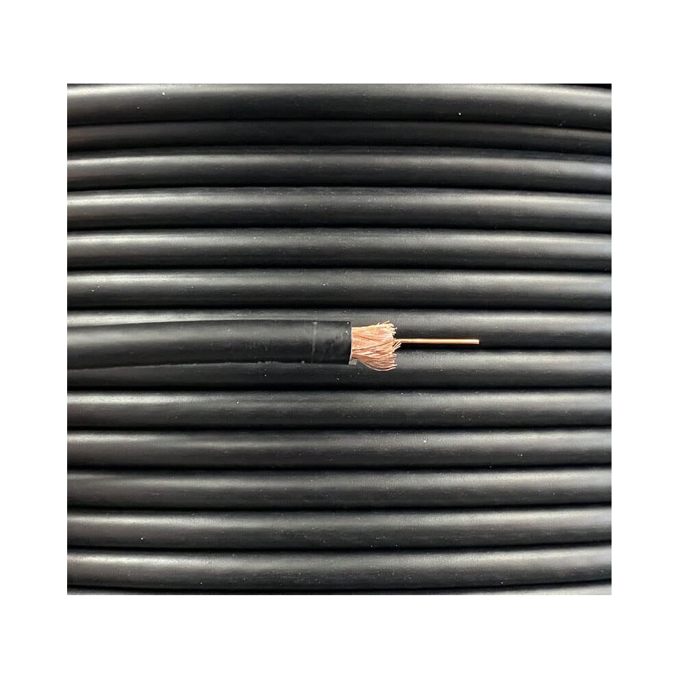 Photos - Cable (video, audio, USB) Part King 10m Black RG59 Coaxial Cable for TV Aerial Satellite PoC Coax CCTV