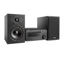 Denon D-M41DAB HiFi System, CD Player with Speakers, Audio Receiver, Bluetooth, 2x30W + Subwoofer PreOut, FM/DAB/DAB+ Tuner, 2x Optical Input, Headph