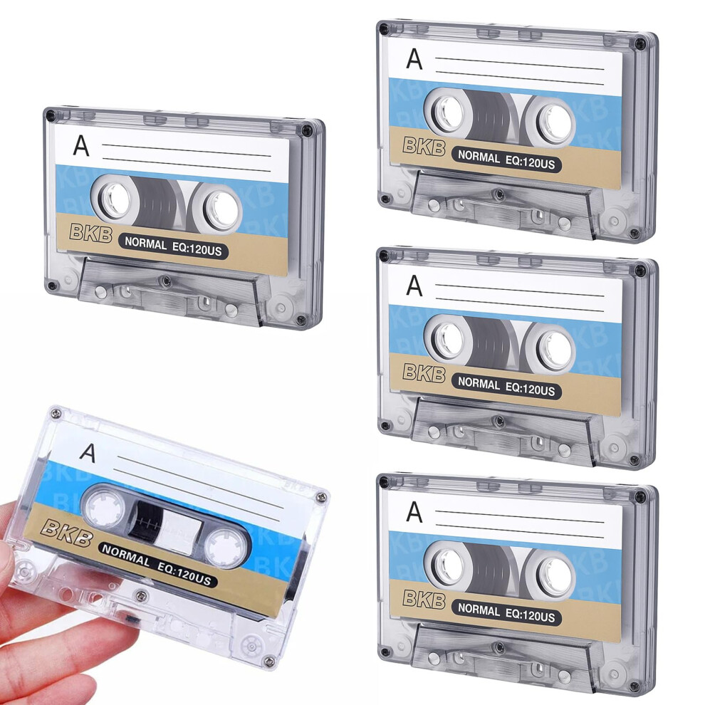4 Pack Cassette Tapes, 90 Min Time Audio Cassettes Blank Cassette Tapes, For Recording, 90 Min Recording Time Cassette Tapes Blank For Car Stereo Sys 5001449158357