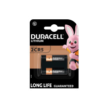 1x Duracell 2CR5 Lithium (1 blister pack of 1 battery) 1 battery (245)
