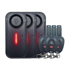 Vanolert Lite Van Alarm - 2 x Single Entry Units, DIY Battery-Powered Alarm-Before-Entry Deterrent, 113dB Siren, IP66 Rated, Wireless