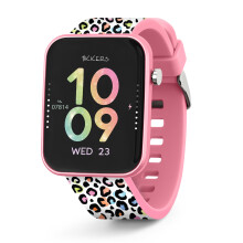 Tikkers Kids Series 13 Leopard Smart Watch with Fitness Tracker, Alarm Clock, Camera, GPS Connection, Heart Rate Monitor, Step Counter, Touch Screen,