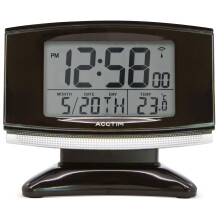 Acctim 71207 Acura Smartlite Radio Controlled Alarm Clock, Black