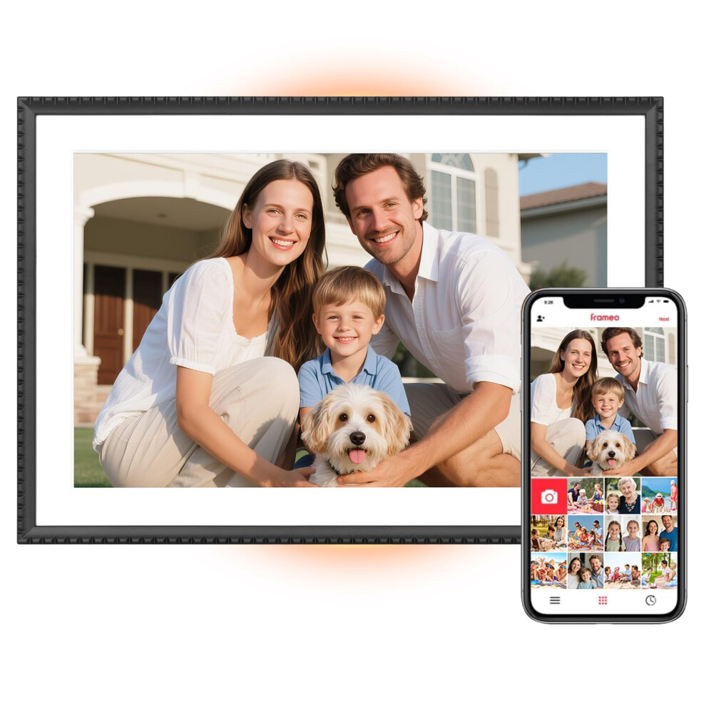 Bestrip 10.1" Digital Photo Frame 1280 * 800 Ips Hd Touchscreen 32Gb Memory Ai Color-Changing Led Strip Send Photos Anytime, Anywhere From The Frameo 5007181732237