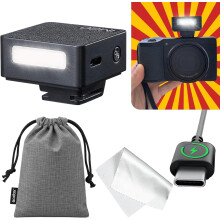 Godox iM20 Mini Flash, Fully Manual Camera Speedlite, 5 Output Levels, 440 Full-Power Flashes, USB-C Charging, Compatible with Ricoh GR III, Ricoh GR