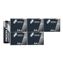 50 x Duracell Procell AA Batteries (5 Blister Packs of 10 Batteries) 50 Batteries