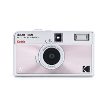 Kodak Ektar H35N Half Frame Film Camera, 35mm, Reusable, Focus-Free, Bulb Function, Star Filter, Coated Lens(Film & Battery not included)(Glazed Pink