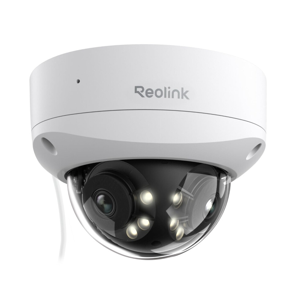 Reolink 4K 8Mp 180 Dual-Lens Poe Ip Camera, Ik10 Vandal-Proof, Person/Vehicle/Animal Detection, Spotlight Color Night Vision, Two-Way Audio, Ip67 We 5009313741032
