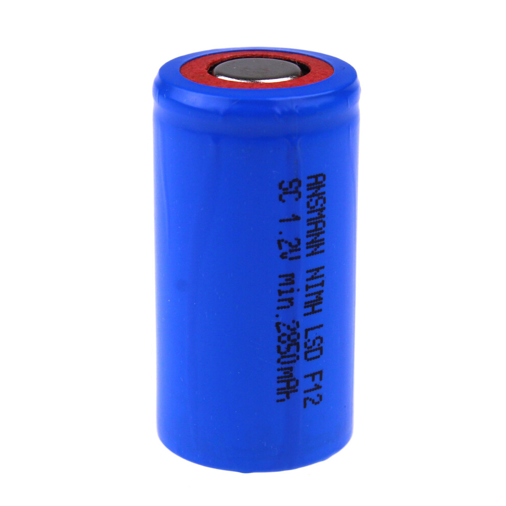 Ansmann 2850 Mah 1.2 V Sub-C Nimh Lsd Flat-Top Battery - Blue 5006473546767