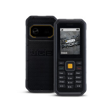 JCB Tradesman 4 Feature Rugged and Tough Waterproof Phone 4g Mobile Sim-Free Dual-Sim Phone TP1242 - Black