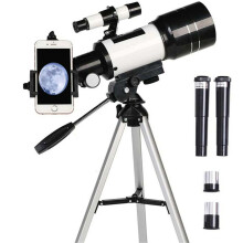 ACESOME Astronomical Telescope, 70mm Aperture Astronomical Refractor Telescopes (15X-150X) with Star Finder Mirror + Phone Holder, Telescopes for Adu