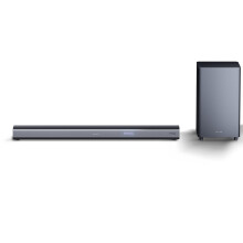 Sharp HT-SBW460 3.1 Soundbar, Dolby Atmos Soundbar with Subwoofer for TV with Wireless Bluetooth, Surround Sound, 4K Pass-Through, Aux, HDMI ARC/CEC