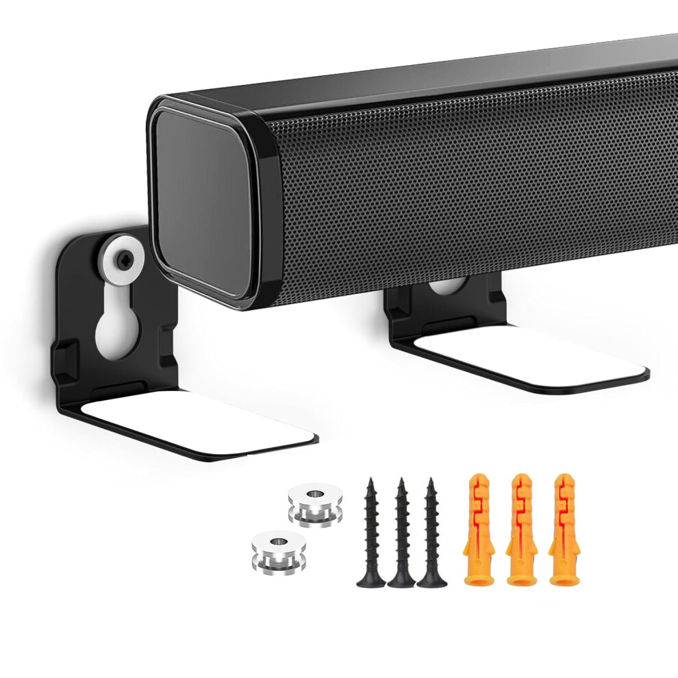 Alyphyly Universal Sound Bar Mounts Wall Mount Kit Soundbar Mounting Bracket For Soundbar Wall Mount Brackets With Hardware Kit 5002894330022