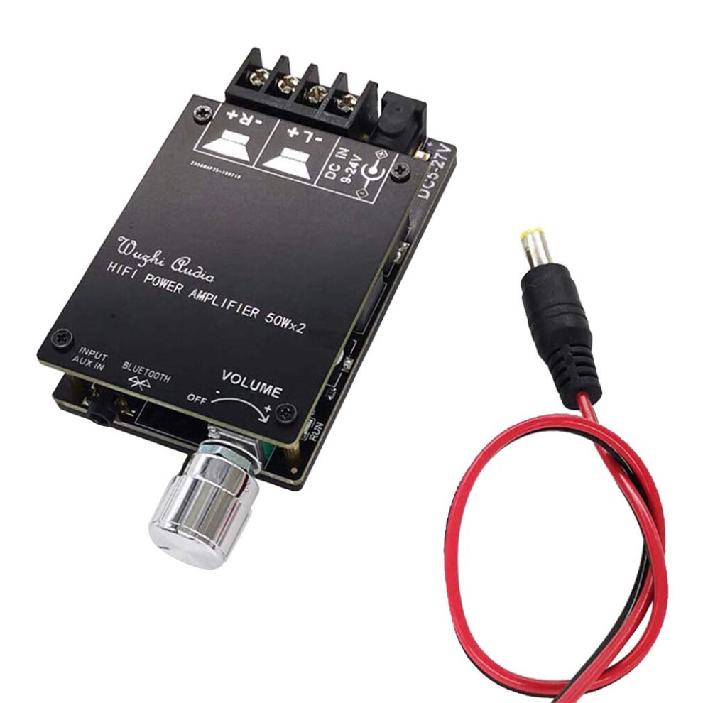 Dollatek Hifi Wireless Bluetooth 5.0 Tpa3116 Digital Power Audio Amplifier Board Tpa3116d2 50Wx2 Stereo Amp Amplificador Home Theater 5007892049136