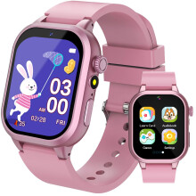 ELEJAFE Kids Smart Watch for Kids 32 Games, Fitness Tracker Watch Pedometer,Alarm Habit Tracking with 3 Sports, Auidobook, Learn Card, School Mode, H