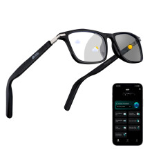 Tulbeys AI Translation Smart Glasses with Bluetooth, 160+ Languages, Color-Changing Lenses, Built-in Speaker & Clear Audio, Real-Time Voice Translato