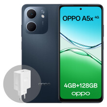 OPPO A5x 4G 4GB RAM + 128GB ROM, Unlocked Smartphone with AI, 6.67" 90 Hz display, 32MP AF Camera, 6000 mAh battery, IP65 Water and Resistance, Midni