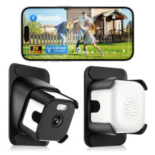 LMTNNB 3MP 2K Window Camera for Home Security, 2.4G&5GHz Surveillance Camera with Adjustable View Angle Mount, AI Color Night Vision, Person and Moti