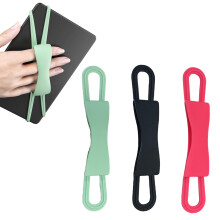 Xiciki 3Pcs Comfortable Hand Strap Holder Compatible with Kindle, Secure Lightweight Stretchable Save Effort Reading Belt for 4.7-8 inch Device, for