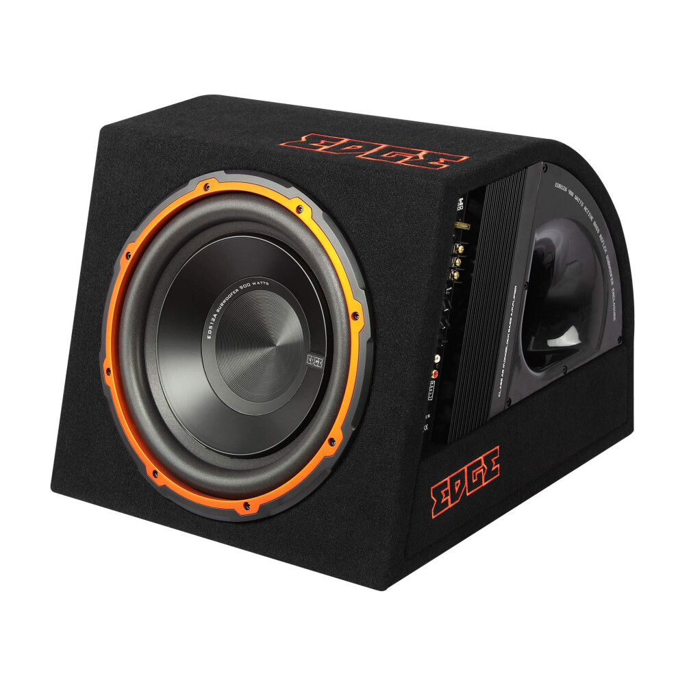 Edge Car Audio 12 Inch Active Subwoofer Edb12a 12 Bass Enclosure With Built In Amplifier 5001726496752