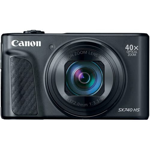 Canon Canon PowerShot SX740 HS Digital Camera - Black (International Version)
