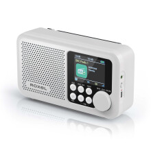 Roxel RDR-30 Portable DAB+ FM Radio with BT 5.3 | 12-Hour Battery | 2.4" Color Display | 80 Presets | Alarm Clock | USB-C Charging |Lightweight | Dig