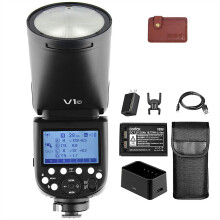 Godox V1-C TTL Camera Flash for Canon, 2.4G 76Ws Wireless Speedlight, 1/8000 HSS,480 Full Power Flashes,10 Level LED Modeling Lamp, 2600mAh Lithium B