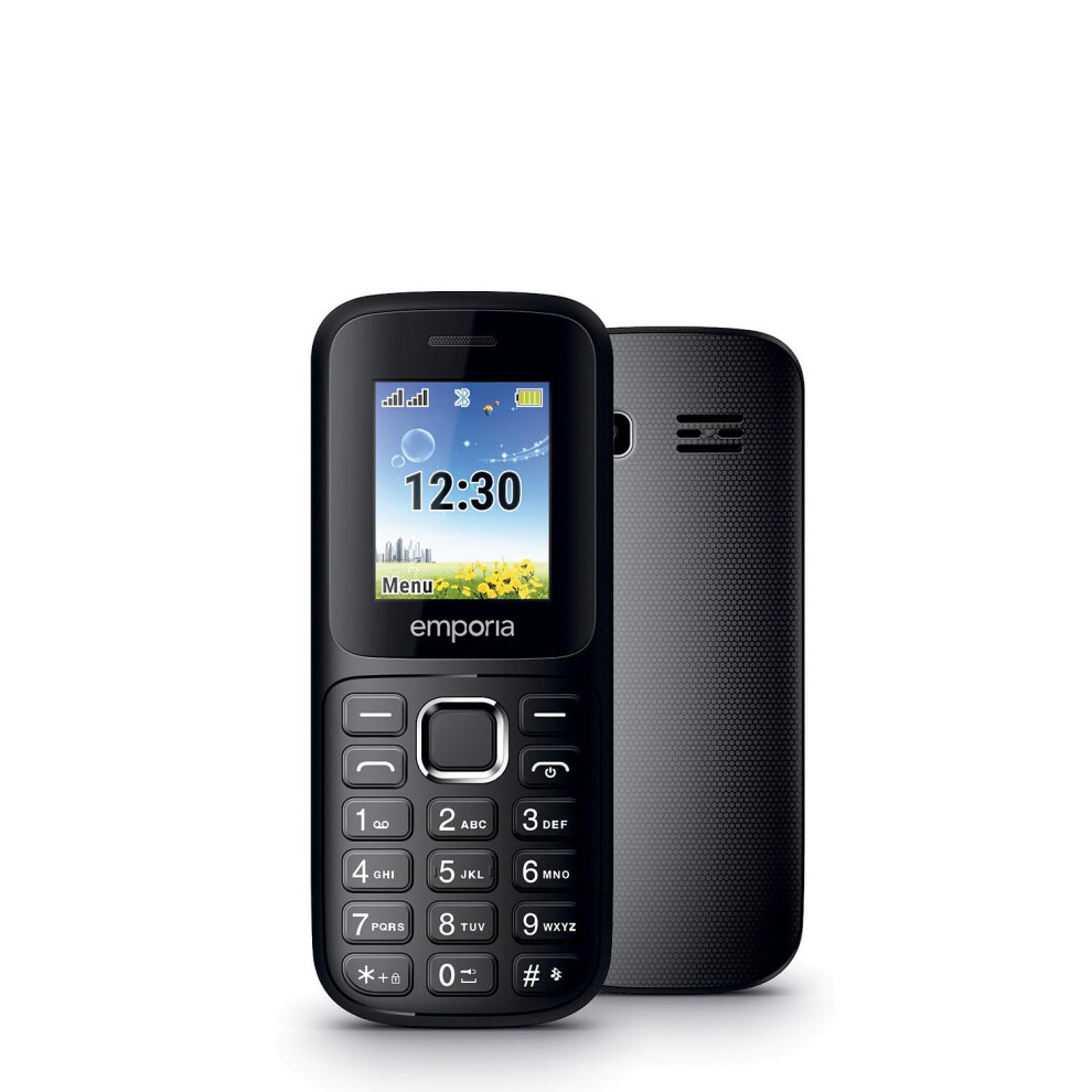 Emporiafn313i, 2G Dual-Sim Mobile Phone, Ideal Festival Phone, Sim Free And Unlocked For All 2G Networks, 1.77 Inch Colour Display, Black 5001969987758