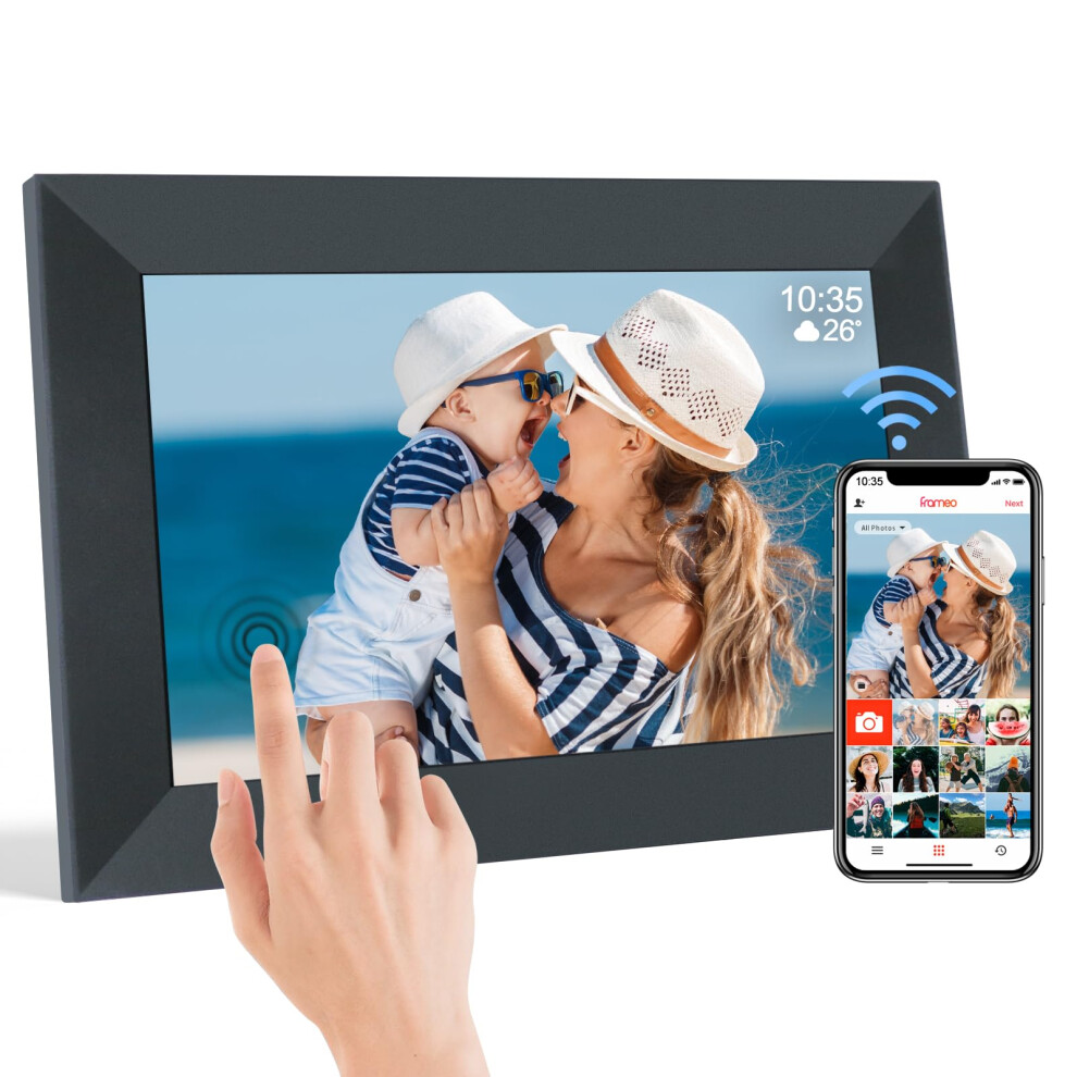 Tsitsc Digital Photo Frame Wifi, 10.1 Inch Digital Picture Frame,1280 * 800 Ips Touch Screen Hd Display Digital Frame Built In 32Gb Memory, Auto-Rota 5008405724229