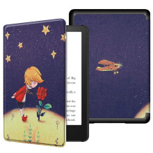 Fiorky PU Leather Case Leather Cover with Auto Sleep and WKE Color Soft Case for Kindle Paperwhite 12th Gen 2024 7inch for Kindle Colorsoft Signature
