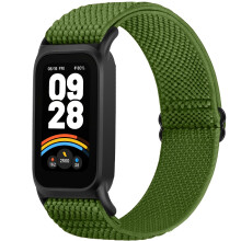 XANS Elastic Watch Straps Compatible with Xiaomi Smart Band 9 Active/Xiaomi Redmi Smart Band 3, Nylon Stretchy Replacement Bands for Xiaomi Mi Band 9