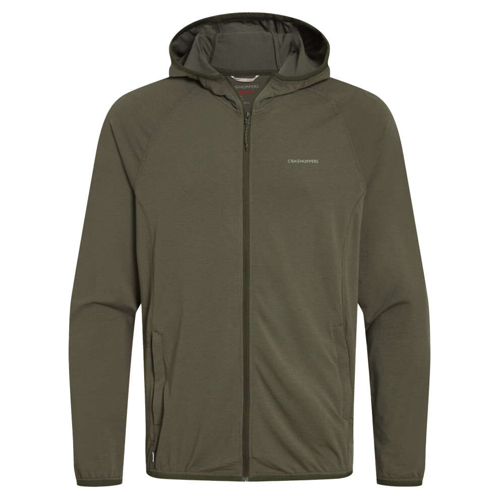 Craghoppers (M, Dark Sage) Mens Nadim Nosilife Hooded Jacket Multicoloured