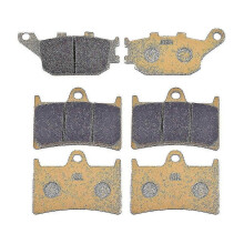 (1pair Copper Front) Motor Bike Front Rear Brake Pads For Yamaha Fz8 800 2010 2011 2012 2013 2014 Fz6 Fazer S2 Yzf600 Yzf 600 R6 Yzf-r6 Fz1 Naked R1