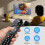 Oumida Replacement Remote Control Compatible with All Sky Q Box, Mini and Silver Box (Non-Touch, No Voice Control) 4