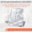 2X Front Load Laundry Dryer Covers Washing Machine Cover Dustproof Home Storage Cover Waterproof Case Sunscreen,L 8