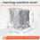 2X Front Load Laundry Dryer Covers Washing Machine Cover Dustproof Home Storage Cover Waterproof Case Sunscreen,L 9