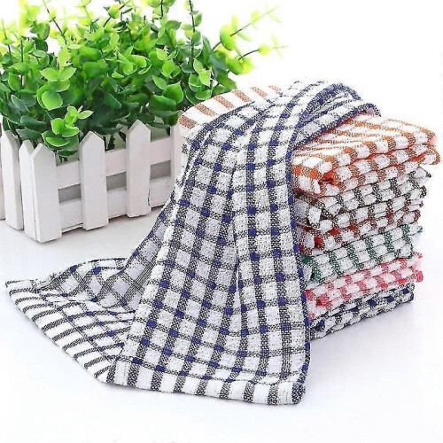 10 Pack Terry Cloth Tea Towels 28x40cm Ring Spun Combed Cotton 2