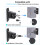 Etour Speaker Wall Mount Universal Satellite Rear Surround Sound 5
