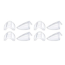 Safety Glasses Protective Shield for Glasses,Slip Clear Eye Glasses,Fits Small and Medium-Sized Eyeglass Frames,4PCS