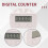 5 Digit Electronic Digital Display Counter Proximity Industrial Magnetic Sensor  Punch Counter Induction Meter B 6