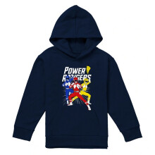 (7-8 Years, Navy) Power Rangers Childrens/Kids Trio Heather Pullover Hoodie