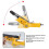 3/8 Polegadas Lixadeira de Cinta Pneumática Máquina de Lixar com Cinta Pneumática para 20x520mm 4