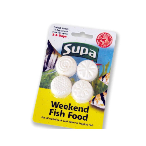 Supa Supa Weekend Fish Food 4x6g 1