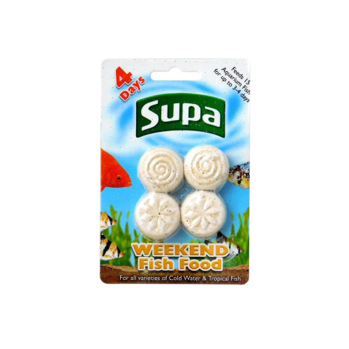 Supa Supa Weekend Fish Food 4x6g 2