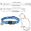 Reflective Cat Collars with Bells, Safe Quick Release Cat Collar, Adjustable to 3