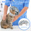 Soft Adjustable Pet Recovery Collar & Cone - Stops Licking, Post-Surgery Use - Grey, Small/L 3