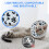 Soft Adjustable Pet Recovery Collar & Cone - Stops Licking, Post-Surgery Use - Grey, Small/L 5